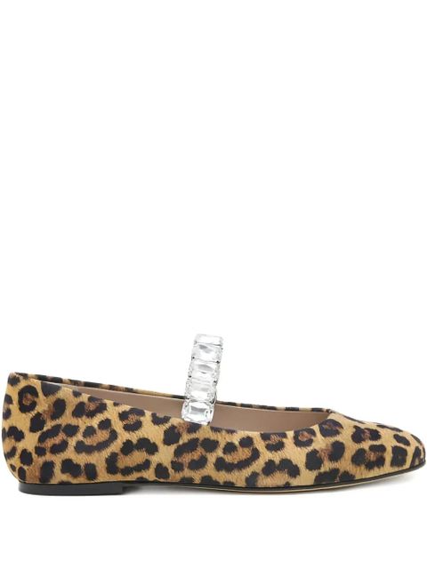 Casadei leopard-print ballet flats - Brown - zdjęcie produktu nr 1