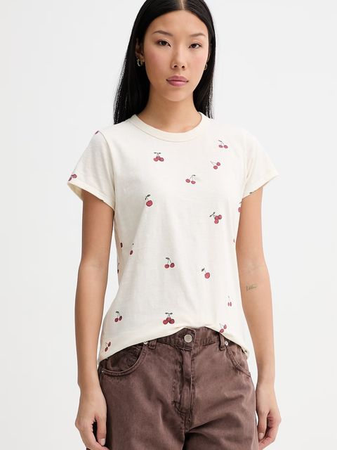 rag & bone T-shirt damski bawełniany - zdjęcie produktu nr 1