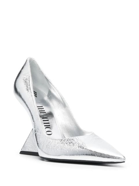 The Attico Cheope 105mm wedge pumps - Silver - zdjęcie produktu nr 2