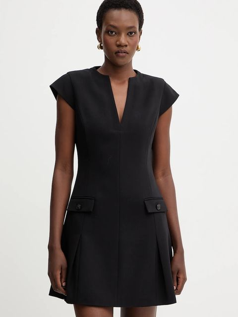 Guess sukienka JOANDRA kolor czarny mini rozkloszowana W5BK19 W2402