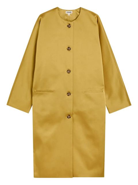 STAUD Liz buttoned coat - Yellow - zdjęcie produktu nr 2