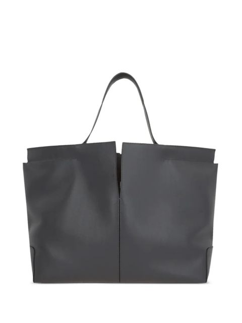 Tod's leather tote bag - Grey - zdjęcie produktu nr 2