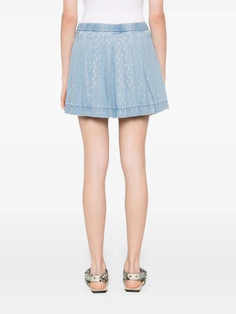 Maje cotton mini skirt - Blue - zdjęcie produktu nr 2