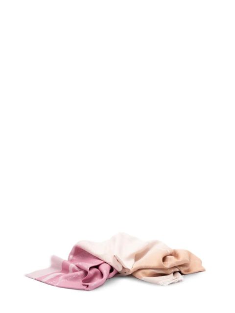 TWINSET jacquard striped scarf - Pink