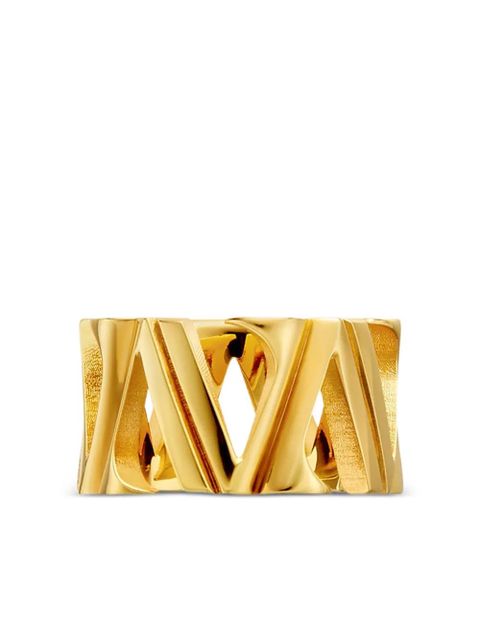 Versace logo-embellished ring - Gold - zdjęcie produktu nr 1