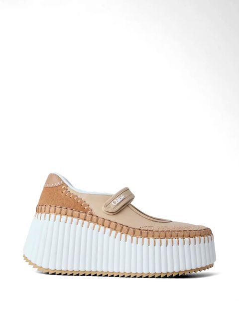 Chloé Nama wedge sneakers - Neutrals - zdjęcie produktu nr 1