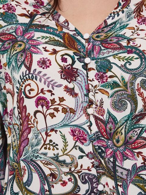 Medicine bluzka damska kolor bordowy gładka