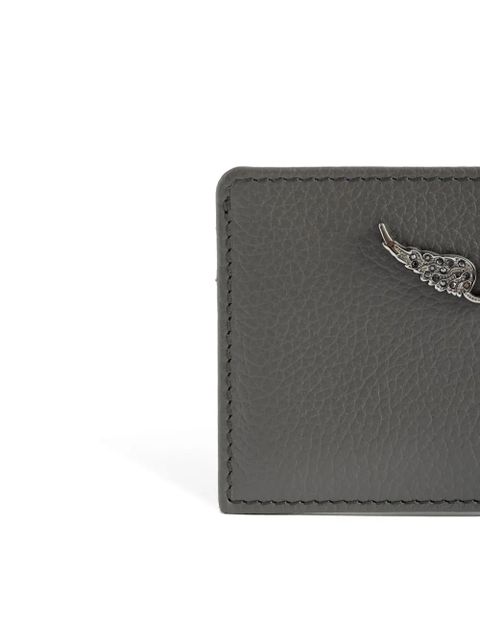 Zadig&Voltaire leather cardholder - Grey - zdjęcie produktu nr 2