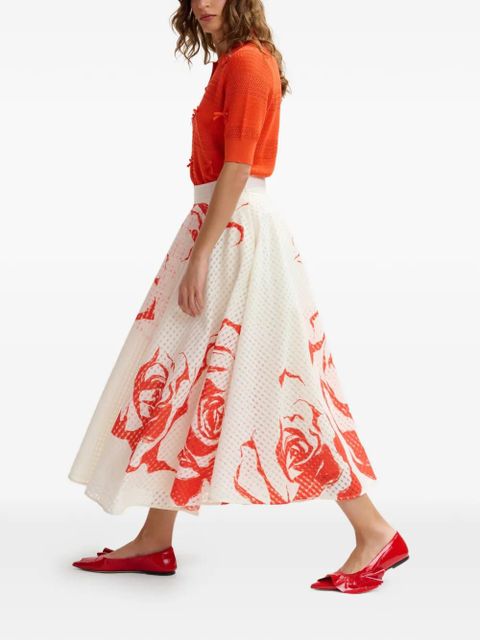 Essentiel Antwerp floral skirt - White