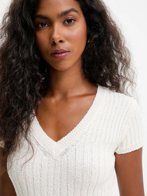 Answear.LAB bluzka damska kolor beżowy gładka