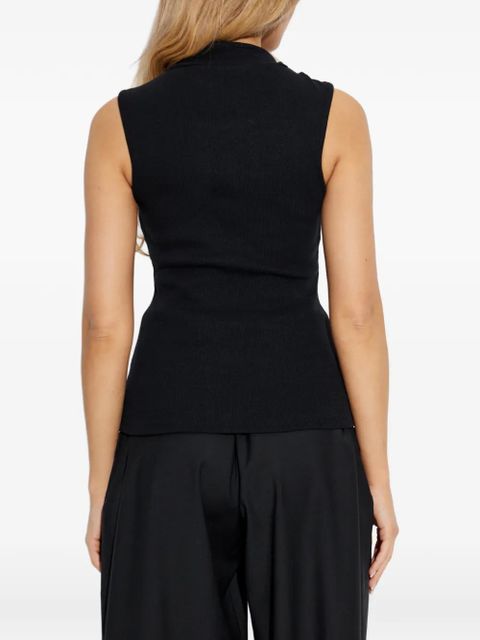 LEMAIRE buttoned sleeveless top - Black