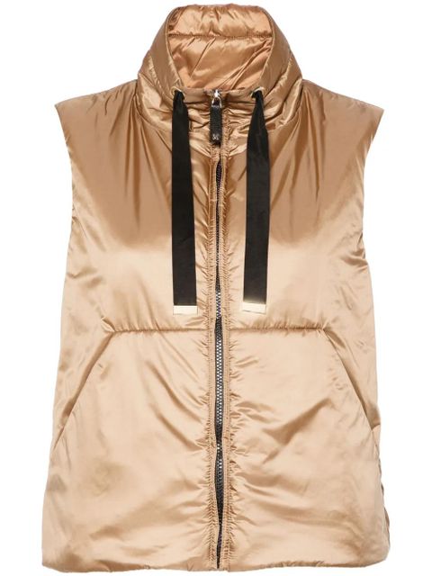 Max Mara water-repellent drawstring gilet - Brown - zdjęcie produktu nr 1