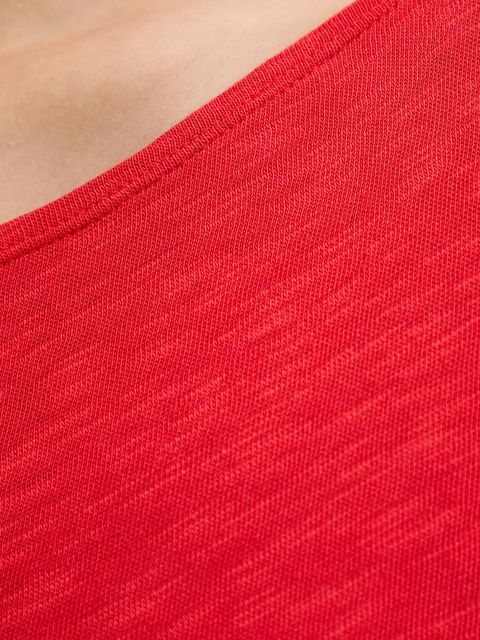 Marc O'Polo longsleeve bawełniany kolor czerwony 600226152199