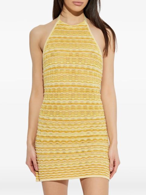 Cult Gaia Erina knit mini dress - Yellow