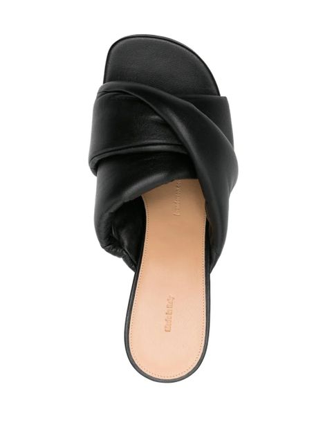 JW Anderson 80mm Chain slip-on sandals - Black
