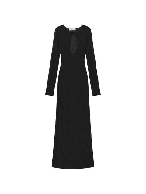 Blumarine cut-out detail maxi dress - Black - zdjęcie produktu nr 1