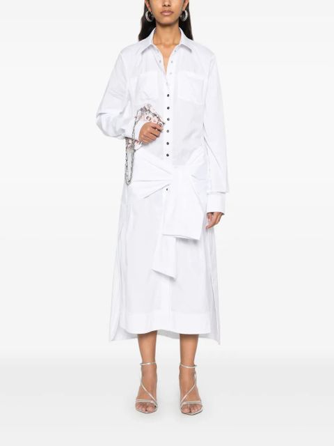 Rabanne tie-waist maxi dress - White - zdjęcie produktu nr 2