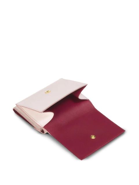 Marni flower-embroidered wallet - Pink