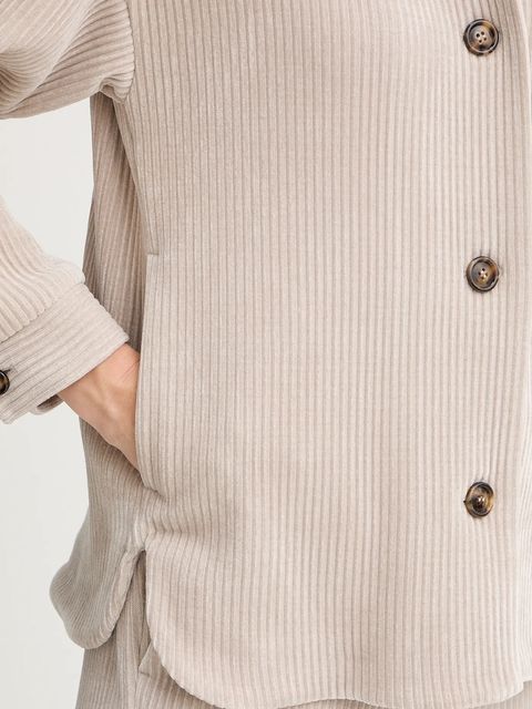 Marella kurtka sztruksowa Emme by Marella kolor beżowy przejściowa oversize 2525916032200