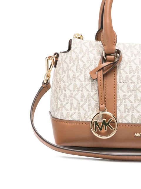 Michael Kors small Andie logo-charm tote bag - Neutrals