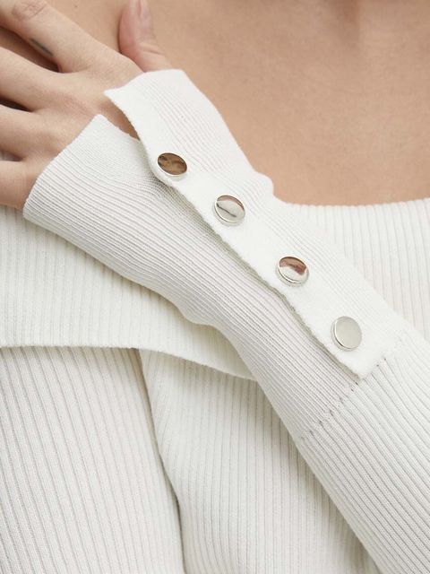 Answear.LAB sweter kolor biały