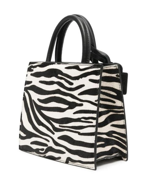 MC2 Saint Barth zebra-print mini bag - Black