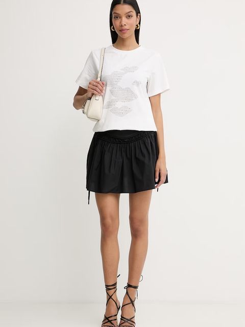 Silvian Heach t-shirt damski bawełniany z elastanem MUNDERA - zdjęcie produktu nr 1