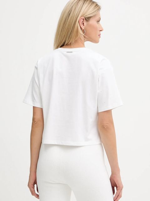 MICHAEL Michael Kors t-shirt bawełniany damski kolor biały MF551TR2ZU - zdjęcie produktu nr 2