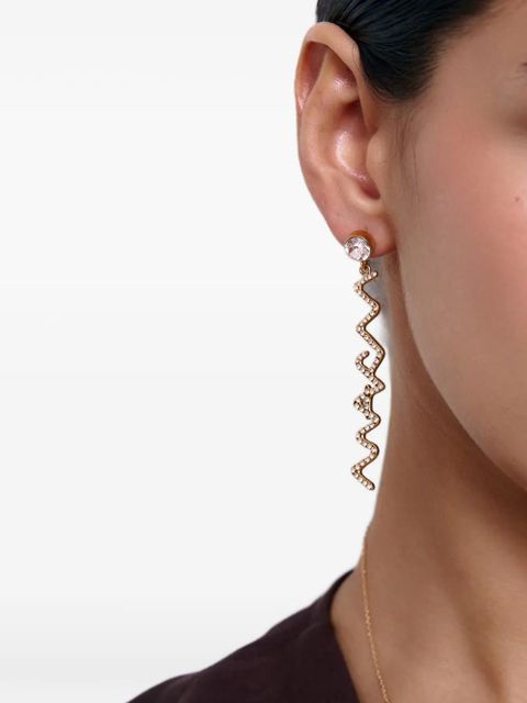 Marni logo-pendant earrings - Gold - zdjęcie produktu nr 2