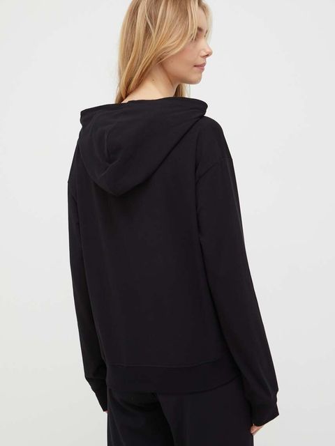 HUGO bluza lounge kolor czarny z kapturem 50490594