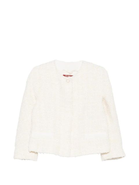 Max Mara Camice bouclé frayed-edge jacket - Neutrals - zdjęcie produktu nr 1