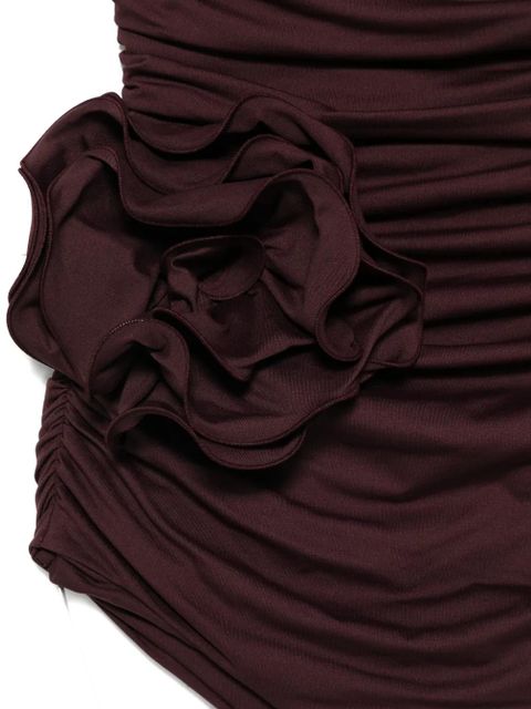 Magda Butrym ruffled swimsuit - Red