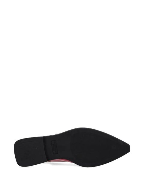 Copenhagen slingback pointed-toe ballet flats - Red