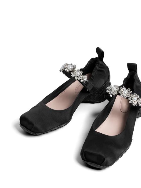 Simone Rocha pearl-embellishment pumps - Black - zdjęcie produktu nr 2