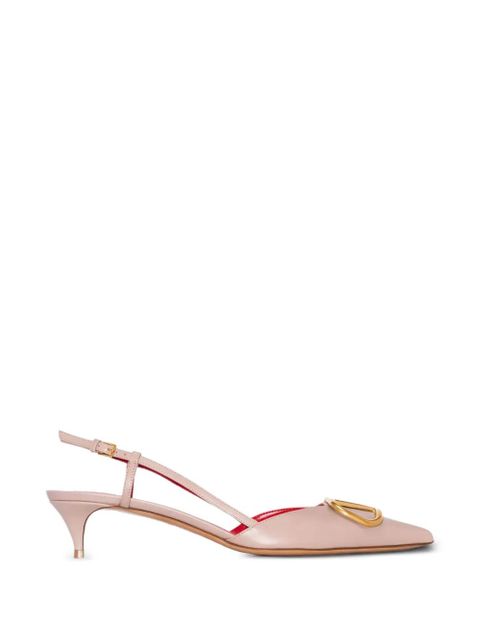 Valentino Garavani VLogo Signature slingback pumps - Neutrals - zdjęcie produktu nr 1