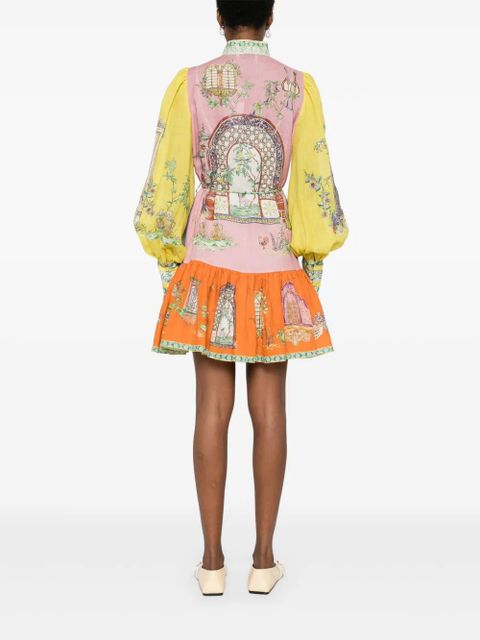 ALEMAIS Monte mini dress - Blue