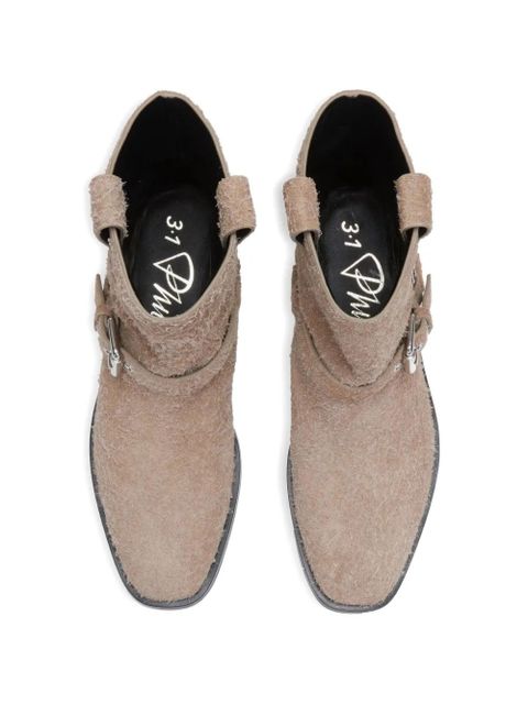 3.1 Phillip Lim Alexa Moto harness boots - Neutrals