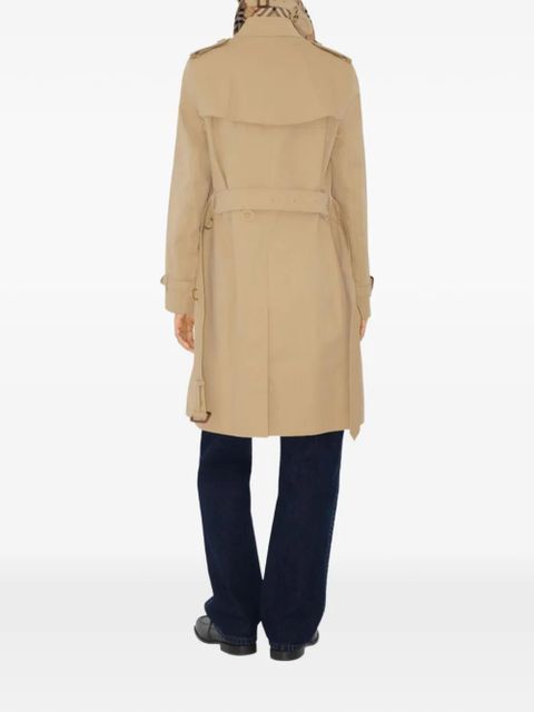 Burberry double-breasted belted trench coat - Neutrals
