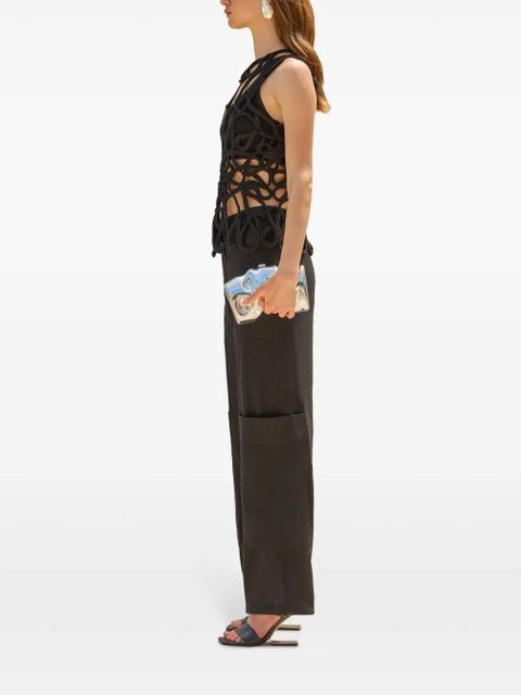 Cult Gaia Danica knitted top - Black