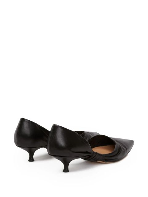 JW Anderson knot-detail leather pumps - Black
