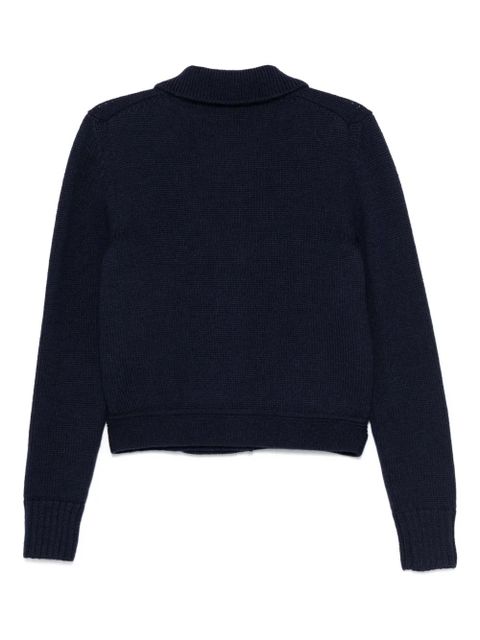 Valentino Garavani logo-buttons cardigan - Blue - zdjęcie produktu nr 2