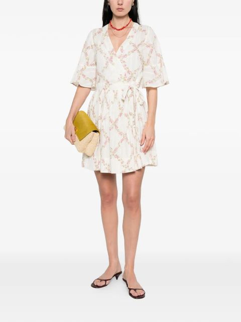 TWINSET floral tie-waist dress - White - zdjęcie produktu nr 2