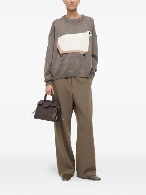 STAUD sheep-detail sweater - Brown - zdjęcie produktu nr 2