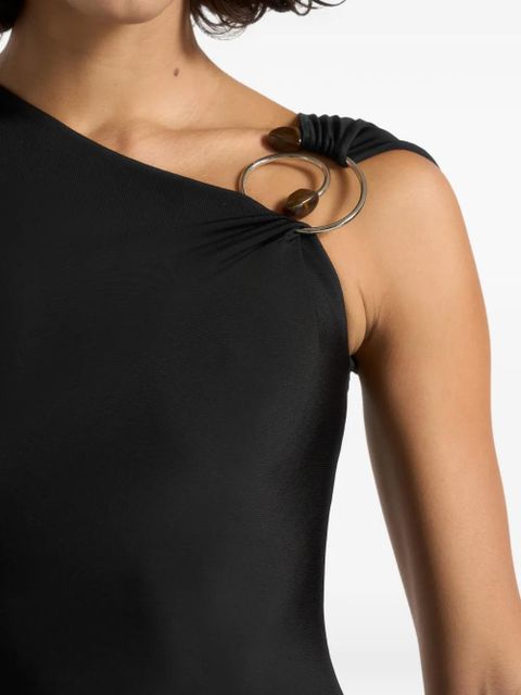 Manière De Voir Rania draped gown - Black