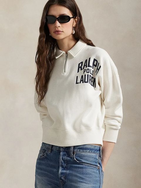 Polo Ralph Lauren bluza damska kolor biały z nadrukiem 211971753 - zdjęcie produktu nr 1