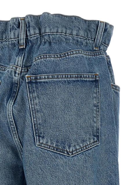 AGOLDE Lyonne frayed-hem jeans - Blue