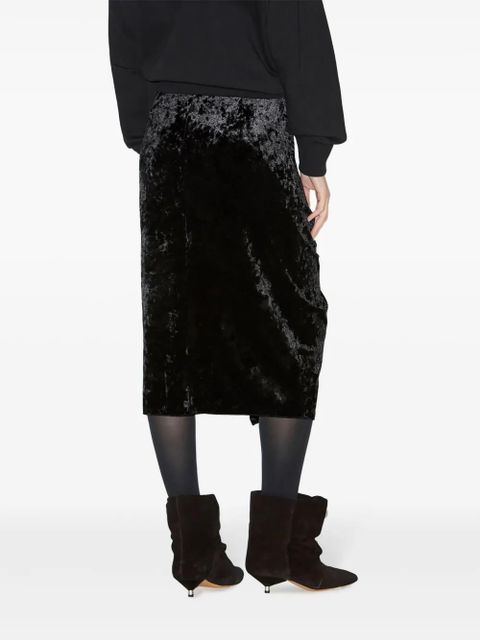 MARANT ÉTOILE Alyssa midi skirt - Black