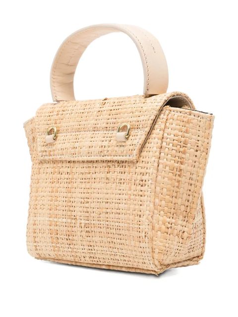 ATP Atelier Montalcino raffia tote bag - BEIGE - zdjęcie produktu nr 2