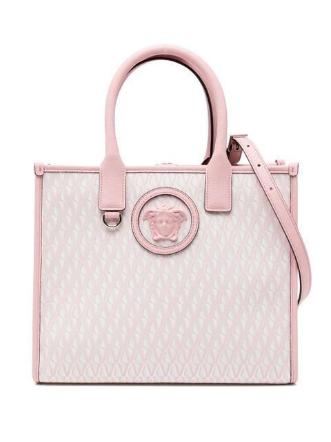 Versace small V Allover La Medusa tote bag - Pink - zdjęcie produktu nr 1