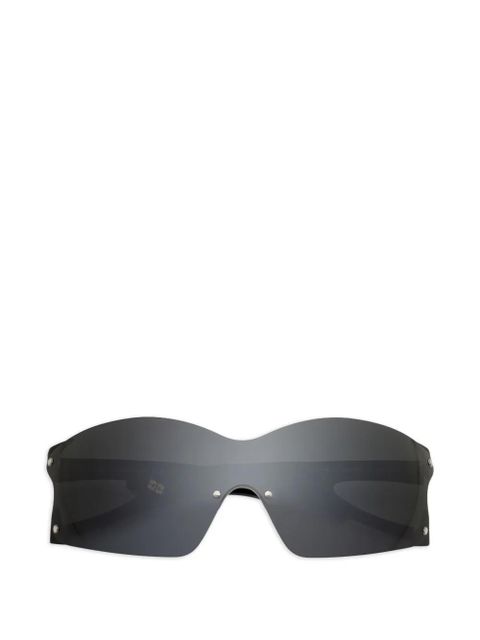 GANNI studded-detail sunglasses - Black